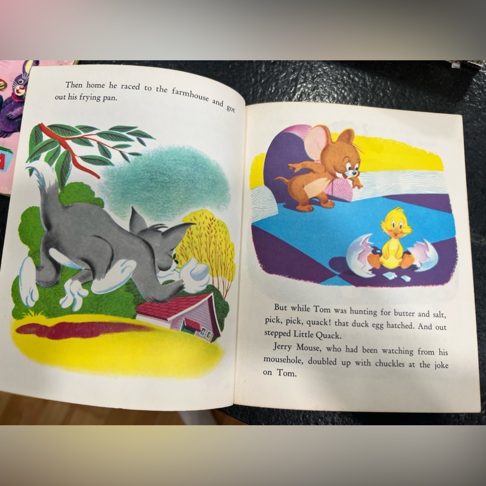 Vintage 2nd edition Tom & Jerry Meet Little Quack CRAFTS JUNK JOURNAL COLLECTION - Picture 3 of 5